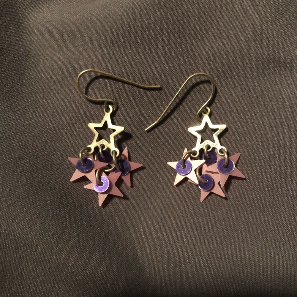 Dainty superstar earrings